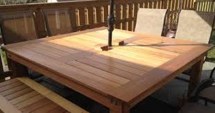 Pin By Andrea West On Landscape Design Diy Patio Table Diy Patio Wood Patio Furniture