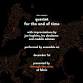 through the noise presents: Quartet for the End of... event in London