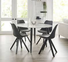 Modern dining set for a rectangular and chairs. Monaco 4 Seater Dining Table Fantastic Furniture