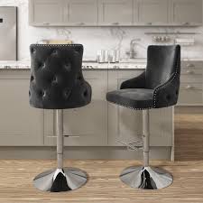 We were joined by dave, piers morgan, dianna russini, and the numbah one himself, mike francesa. Dark Grey Velvet Swivel Bar Stool Jade Boutique Furniture123