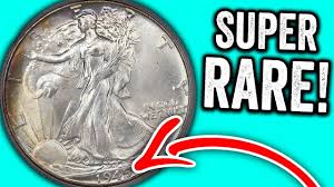 super rare silver half dollars worth money 1945 walking liberty half dollar value