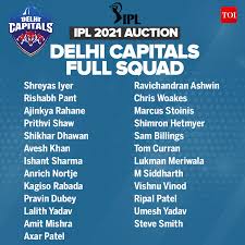 The name was changed to the present one in december 2018. Dc Team In Ipl 2021 Complete List Of Players In Delhi Capitals Cricket News Times Of India