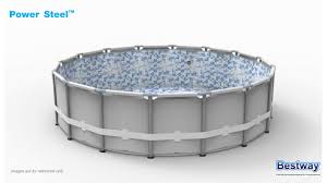 Bestway Power Steel Frame Pool 488x122 Cm Youtube
