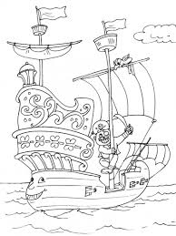 Supercoloring.com is a super fun for all ages: Pirate Ship Transportation Printable Coloring Pages