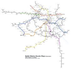 Delhi Metro Route Map Pdf