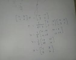Determinan matriks ordo 2 x 2 simpel mudah enteng ndak bikin pusing samasaya belajardirumah youtube. Diketahui Persamaan Matriks 2 3 1 2 X 10 12 9 1 Dengan X Ordo 2x2 Matriks X Brainly Co Id