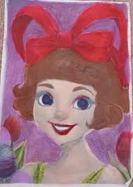 I used diamond dots to color her in 12 30 31 32 ممن