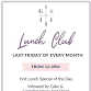 Lunch Club - Last Friday of the Month - Globe Inn, Exeter Road Beaford Event Image