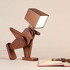 Hroome Wood Dinosaur Table Lamp Dimmable Kids Desk Lamp With Adjustable Body Fun Animal Reading Lamp For In 2020 Wood Lamp Design Wooden Lamps Design Diy Floor Lamp