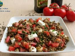 Salade De Lentilles Vertes Tomates Et Feta Salades Composees Pour Maigrir Ou Mincir Salade De Lentilles Salade De Lentilles Froide Recette Salade Lentilles