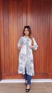 Jual Baju Tunik Batik Tie Dye Jumputan - THEBATIK.CO.ID