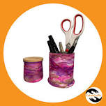 Alcohol Ink Pencil Holder and Mini Jar