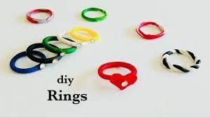 With a ring made of wood, you never. How To Make Rings With Polymer Clay Simple Easy Rings Making At Home Polymer Clay Jewellery Yo Polymer Clay Jewelry Diy How To Make Rings Polymer Clay Ring