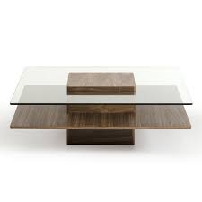 This Modern Belafonte Coffee Table On Top Is A Clear Tempered Glass To Add Layers Modern Glass Coffee Table Coffee Table Modern Coffee Tables