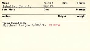 The SC Directory of Sporting News Umpire Cards