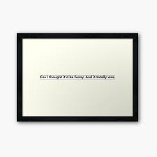 Take a pinch of salt and pepper and sprinkle it on your fish. Skins Uk Cook Quote Framed Art Print By Fandoms33 Redbubble