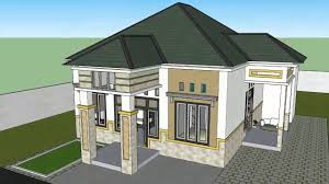 Apalagi anda yang ingin membuat rumah saat ini, jadi cukup pikirkan bagaimana desain tampak depan nya saja nantinya. Desain Rumah 1 Lantai Ukuran 8x12 Di Lahan 12x16 By Arciv Studio Youtube