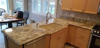 No matter if it is in the kitchen, bathroom or any other room, a countertop with a ¼ round edge will look great. Goodfellas Granite On Twitter Beautiful Golden Pilsen Granite And That Triple Pencil Edge Goodfellasgranite Goldenpilsen Blancosinks Triplepenciledge Https T Co Nhhwdlyohx