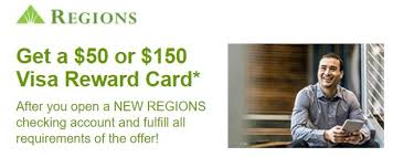 Regions bank operates with 10 branches in 6 different cities and towns in the state of kentucky. Regions Bank Promotions 50 100 150 200 Checking Referral Bonuses Many States