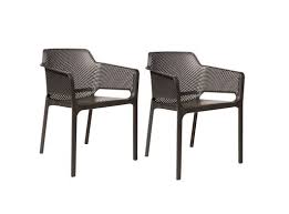 Los juegos de terraza que quieres están en paris.cl. Set 2 Sillas De Terraza Net Grafito Bcasual Mesas Y Sillas De Terraza Paris Cl