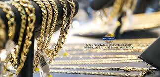 The price a pawn shop, or any gold buyer, will pay for gold is based on today's gold price, minus their commission. Fall River Pawnbrokers Jewelry Ma Ri Ct Loans Cash For Gold Layaway