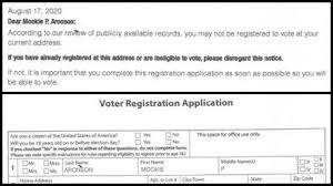 If you want to register to vote or update your address, you can do this during election day. Voter Group Solicits Deceased Florida Dog To Register South Florida Sun Sentinel