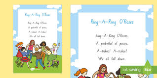 Ring A Ring O Roses Display Poster Teacher Made