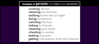 String is for tying up newspapers. Examples Of Gerunds Grammar Patterns