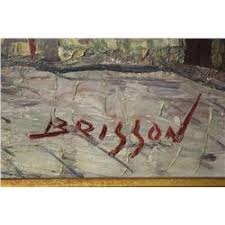 Marcel Brisson (French, b.1915) Paris Street Scene, Oil