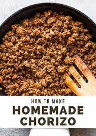 Mexican Chorizo Recipe Isabel Eats Recipe In 2020 Homemade Chorizo Pork Recipes Easy Recipes