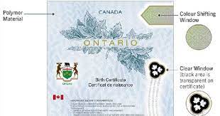 Ontario Introduces New Secure Polymer Birth Certificates - Toronto |  Globalnews.ca
