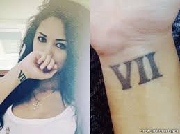 They normally form a band of characters that is long on your body. 82 Celebrity Roman Numeral Tattoos Page 5 Of 9 Steal Her Style Page 5