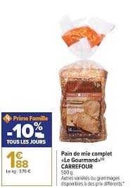 Offre Pain De Mie Sans Croute Carrefour Classic Chez Carrefour