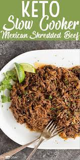 Slow Cooker Mexican Shredded Beef Recipe Shredded Beef Recipes Beef Recipes Crockpot Recipes Beef