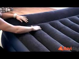 Il va être plutôt facile de trouver d'où provient la fuite et vous pouvez même le faire à la maison avec des outils que vous avez. Matelas Gonflable Intex Queen Raised Pillow Youtube