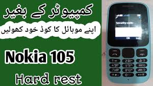 We will make you familiar with different ways to unlock a device without … Nokia 105 Reset Code 11 2021