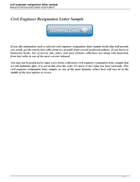 Civil Engineer Resignation Letter Format Pdf - Fill Online, Printable,  Fillable, Blank | Pdffiller