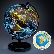 Best Choice Products 2 In 1 Kids Educational Day And Night World Globe W Light Up Star Constellation Map Steel Stand 36 Constellations World Globes Globe