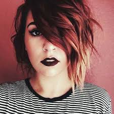 Give texture to your asymmetric waves and 50. Short Hair Color Ideas You Need To See