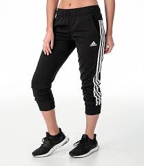 All Black Adidas Joggers Womens Front Three Quarter View Of Women S Adidas Designed 2 Move Jogger Pants In Black White Joggers Womens Womens Fashion Trends Sports Costume