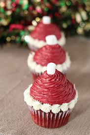 Peanut butter chocolate poke cake. Cute Christmas Cupcakes Christmas Santa Hat Cupcake Idea Easy Simple Recipe Best Homemade Diy Decoration