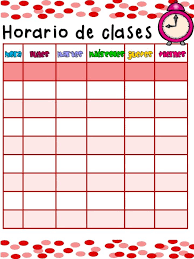 Nueva Agenda 2018 2019 Imagenes Educativas 35 Horario Escolar Imprimible Agenda Escolar Agenda Escolar 2017