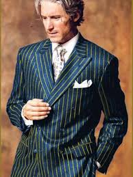 Pal zileri pinstripe mens suit double breasted. Navy Blue And Gold Chalk Pinstripe Stripe
