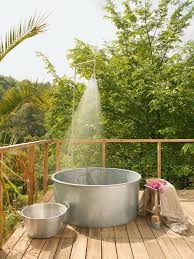 This luxurious bathroom attains that outdoor ambiance by. Goodshomedesign