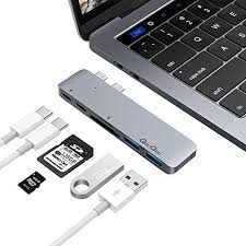 Shop the top 25 most popular 1 at the best prices! Gn28a Usb C Hub Aluminum Type C Hub Adapter For 2016 Macbook Pro Gray Usb Newest Macbook Pro New Macbook