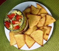 Layered Bean Dip With Corn Chips Single Serving Emily Bites Recipe Layered Bean Dip Bean Dip Corn Chips