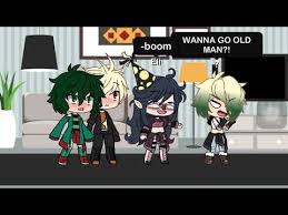 That'll teach you to mess with me, shithead, he snarls. Bakudeku Meet Their Future Child Youtube