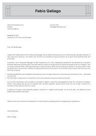 Cover letters are your first impression, so make it a good one. Personnel Manager Cover Letter Example Kickresume
