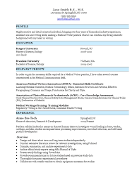 Here we have everything you need. Medical Writer Resume Redacted Cell Biology Genetics