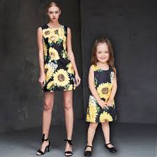 Mixed genres, including tv, sports, movies, pop culture, skate brands, & more. Brand Women 3xl Infant Sunflower Jacquard Dress Mother And Daughter Dresses Mother Baby Girl Matchi Girl Outfits Girls Matching Dresses Matching Family Outfits